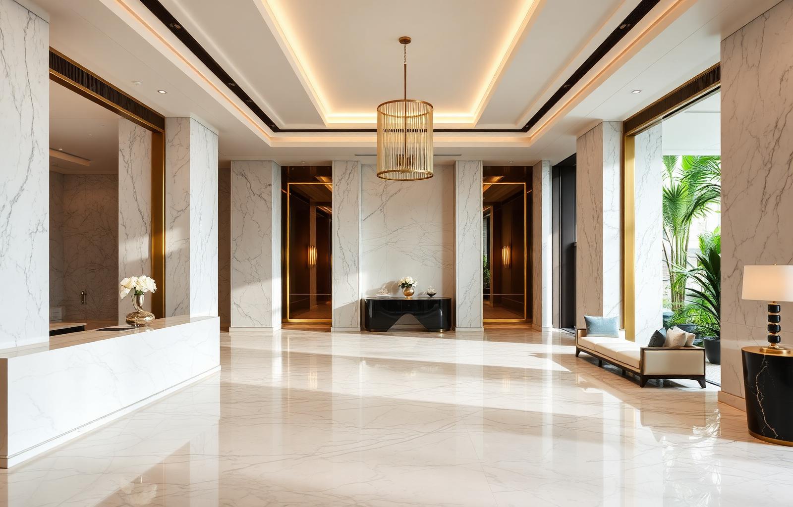 Hotel-managed property investment, luxury resort residence interior in Thailand demonstrating institutional hospitality real estate standards.